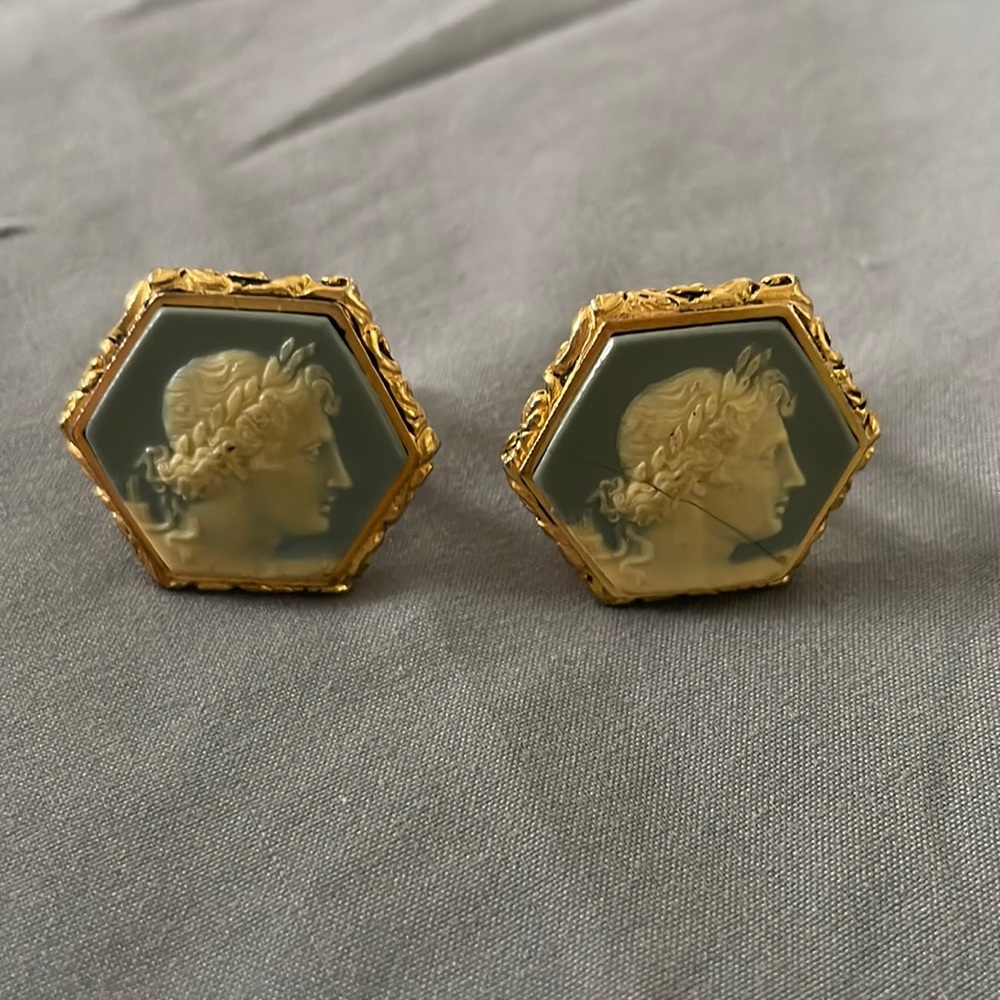 Dante Greek mythology, vintage cufflinks.